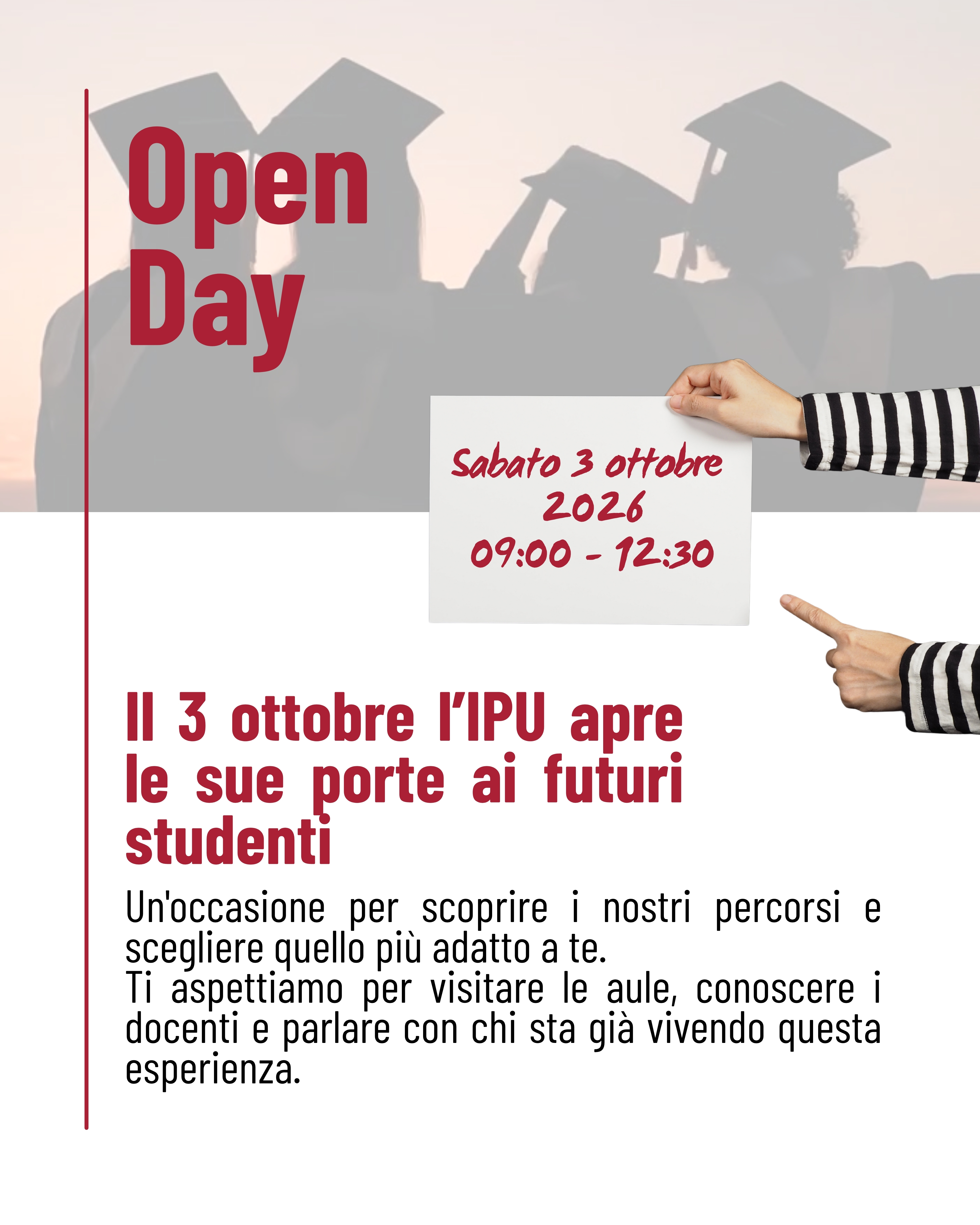 Open Day dell'Istituto Universitario Progetto Uomo